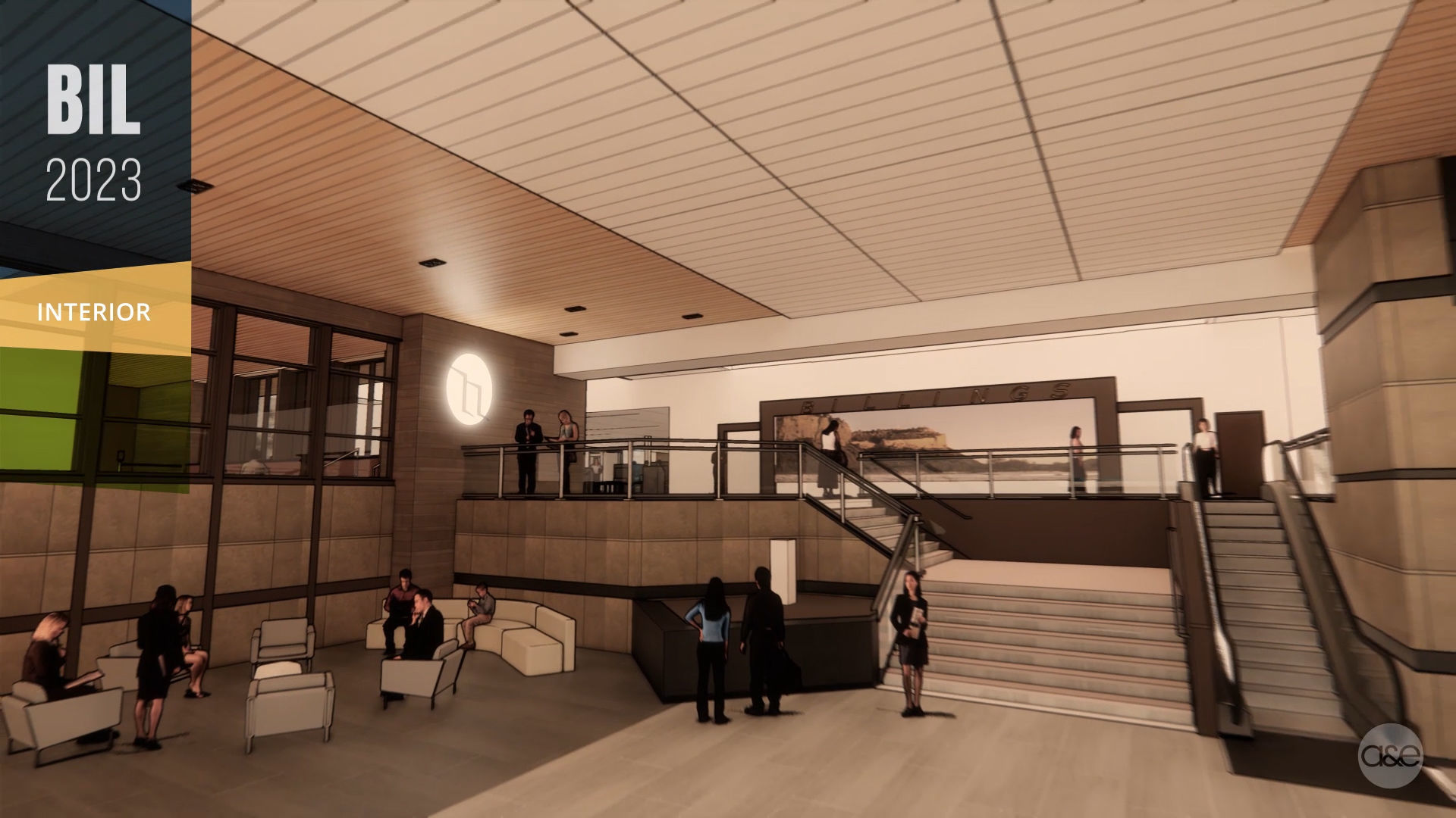 Billings Logan International Airport expansion — Interior